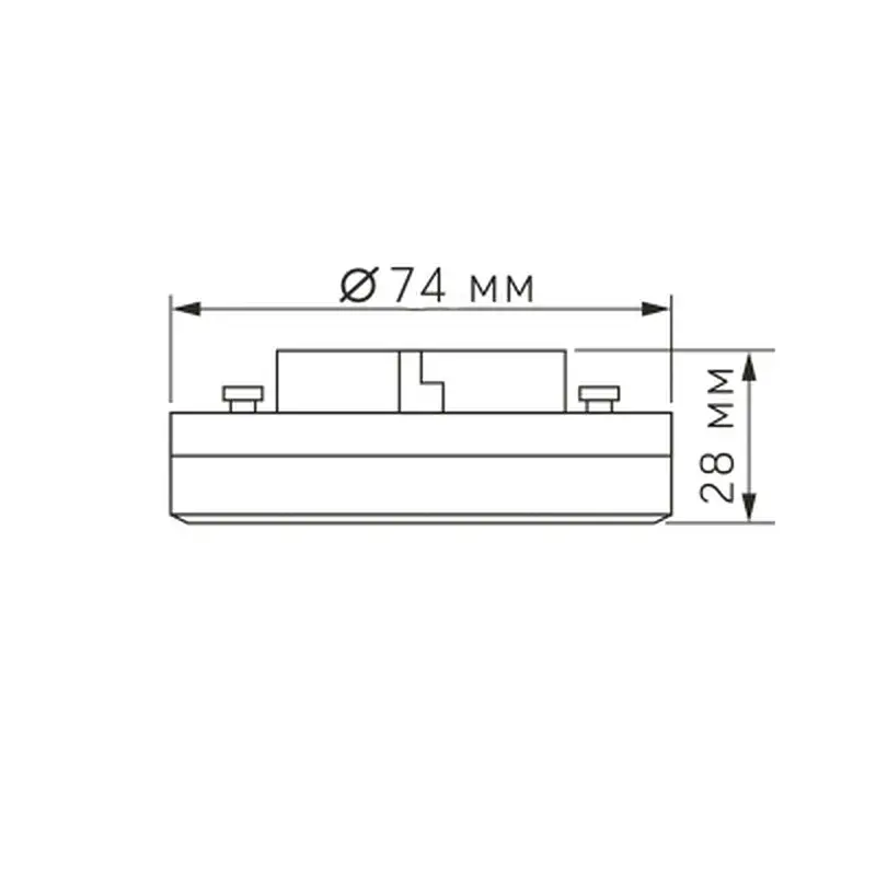Лампочка Videx LED GX53D 10W 4100K 220V димерна (VL-GX53D-10534) - фото 6