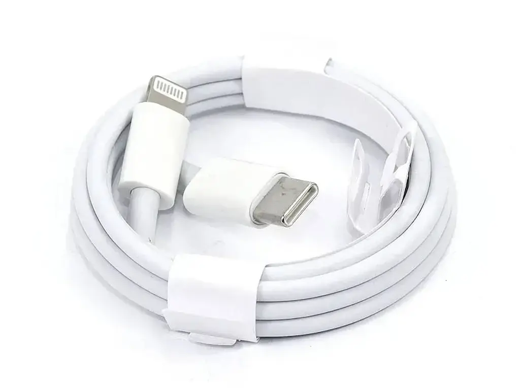 Кабель зарядний No Brand USB C - Lightning 1 м White (V4T-0031-95-1) - фото 2