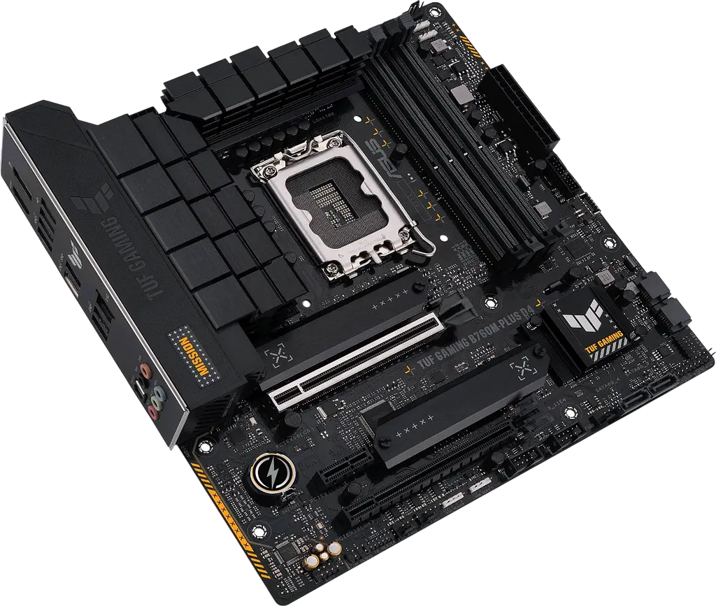 Материнська плата Asus B760M-Plus TUF Gaming D4 LGA 1700 (TUF GAMING B760M-PLUS D4) Б/В - фото 2