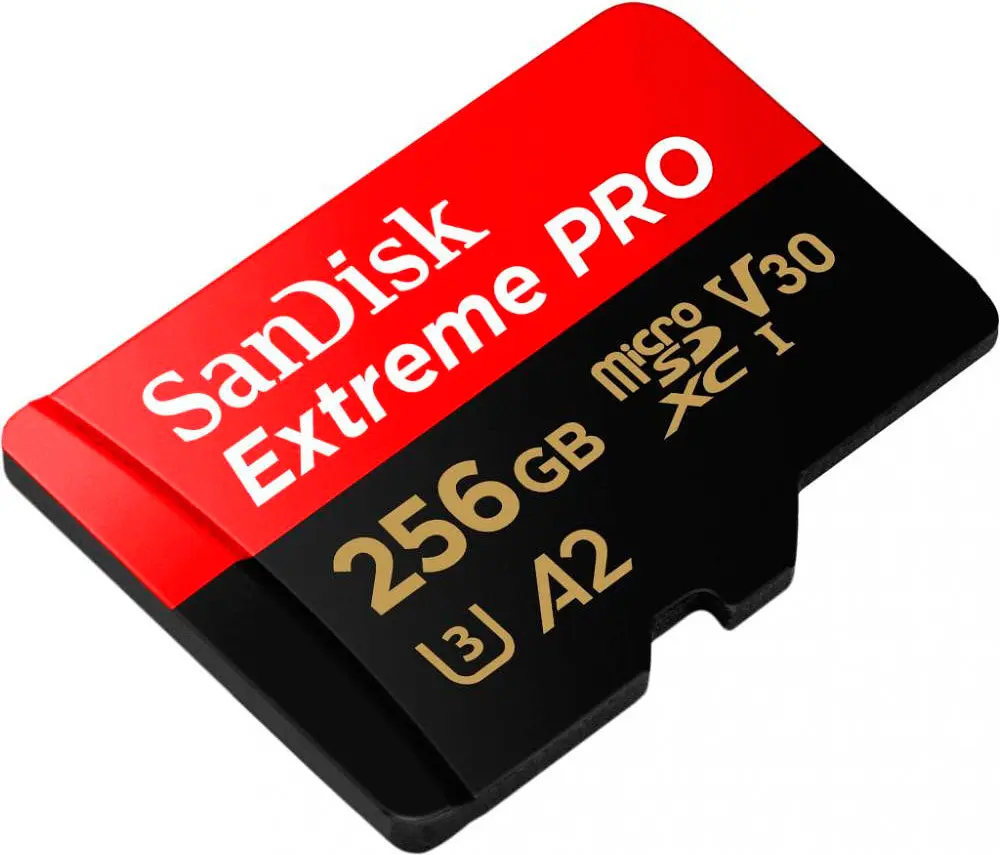 Карта пам'яті SanDisk microSDXC 256GB UHS-I Extreme Pro U3 V30 A2 + SD Adapter (SDSQXCD-256G-GN6MA) [100880] - фото 8