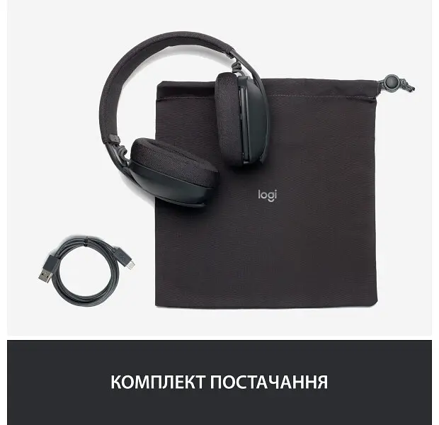 Наушники Logitech Zone Vibe 100 Wireless Graphite (981-001213) - фото 10