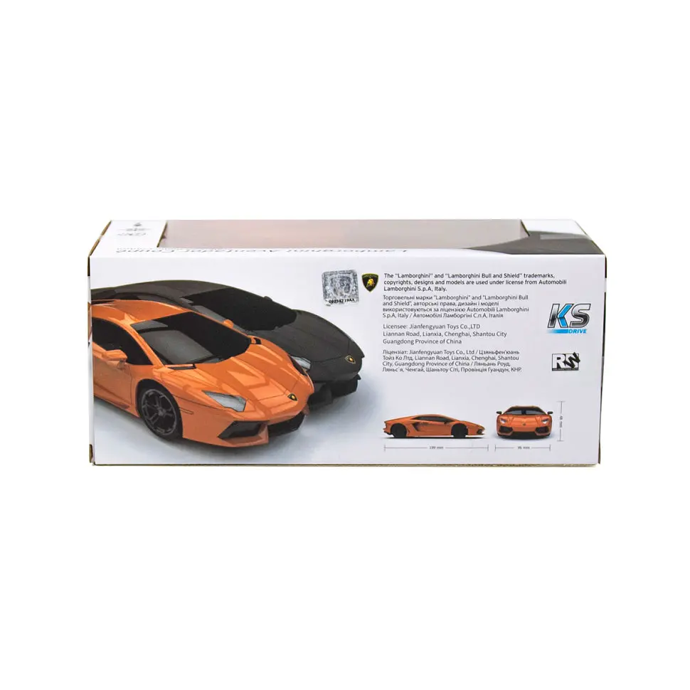 Автомобіль на радіокеруванні LAMBORGHINI AVENTADOR LP 700-4 KS DRIVE 124GLBO світяться фари - фото 7