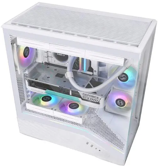 Корпус Lian Li Vector V100R Tempered Glass без БП White (G99.V100RW.01) - фото 7