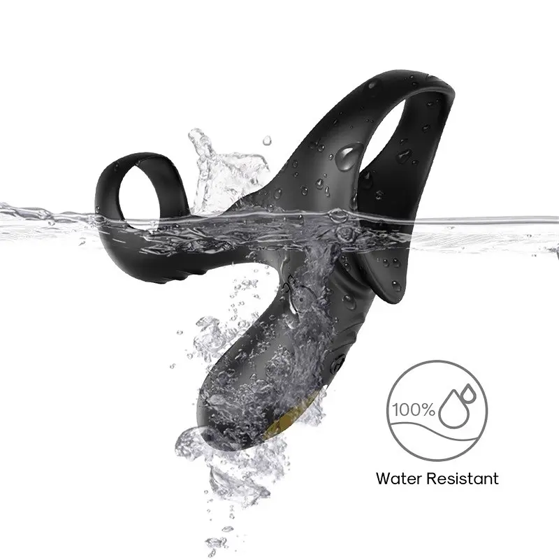 Віброкільце Boss Series Ranger Penis Ring 10.9 см чорний - фото 4