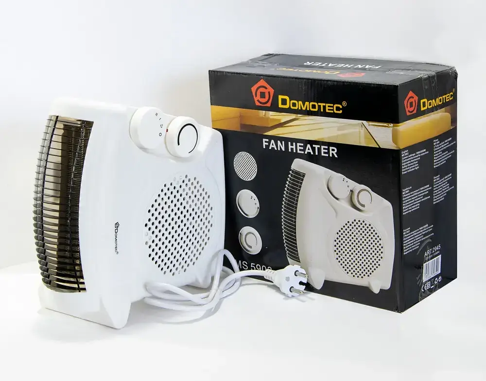 Тепловентилятор Domotec MS 5903 2000W, Електричний нагрівач дуйчик для дому та офісу - фото 2