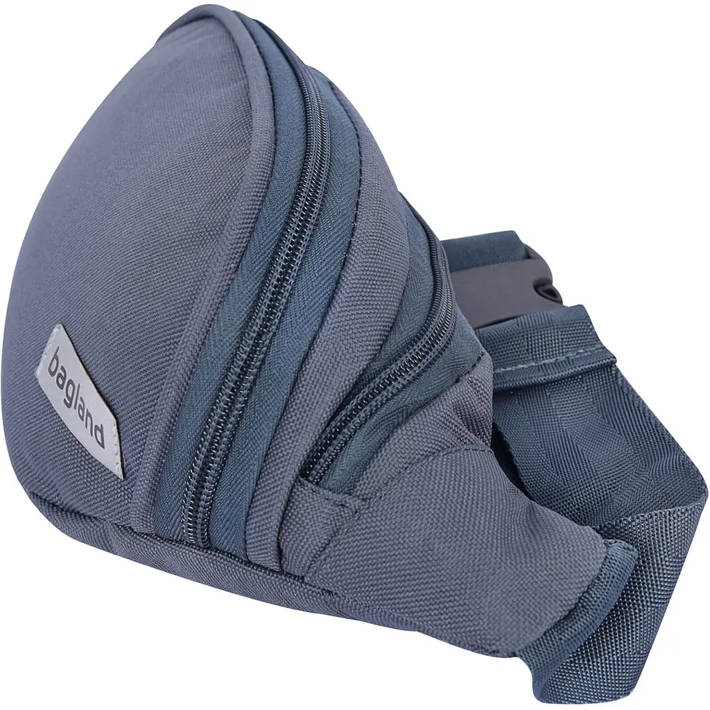 Сумка-бананка Bagland Bella 321 2 л серая (0020266) - фото 2