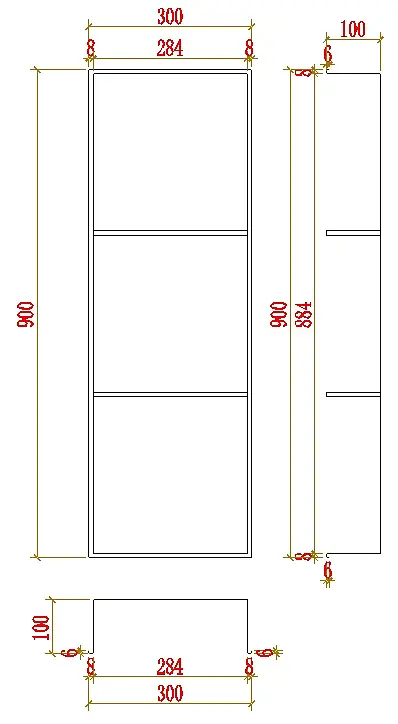 Полка в ванную встроенная Nett YBr-90, металлическая 90 см Бронза - фото 6