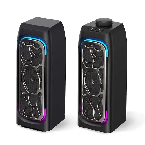 Колонки 2.0 HV-SK215, Black, 2 x 2.5 Вт, mini-jack 3.5 мм Havit teh0029027 - фото 8