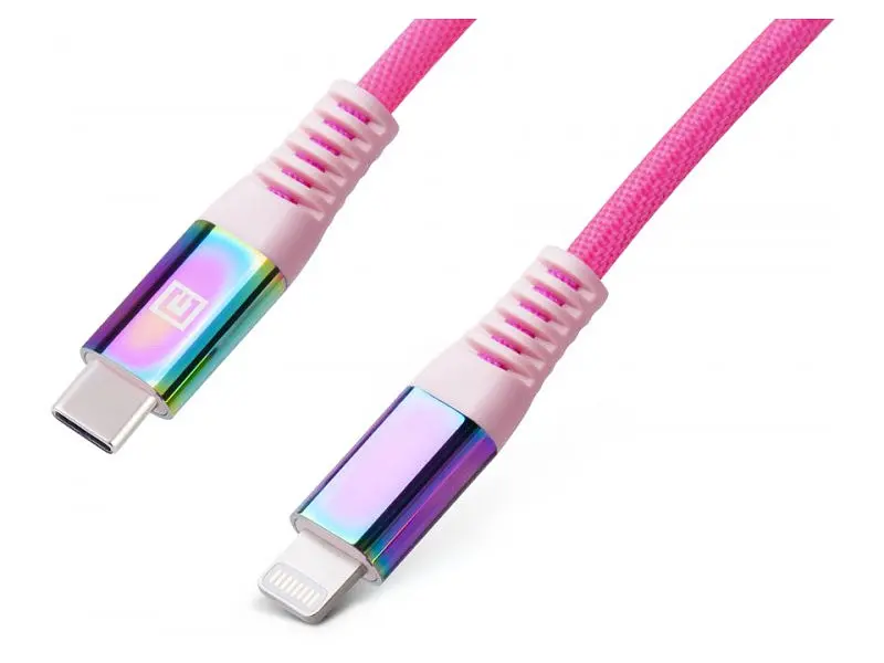 Кабель REAL-EL USB Type-C to Lightning 1m MFI Rainbow (EL123500054) - фото 4