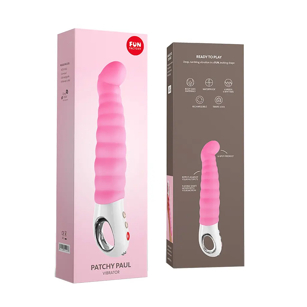 Вібратор точки G Fun Factory PATCHY PAUL candy rose, гнучкий, 12 режимів - фото 7