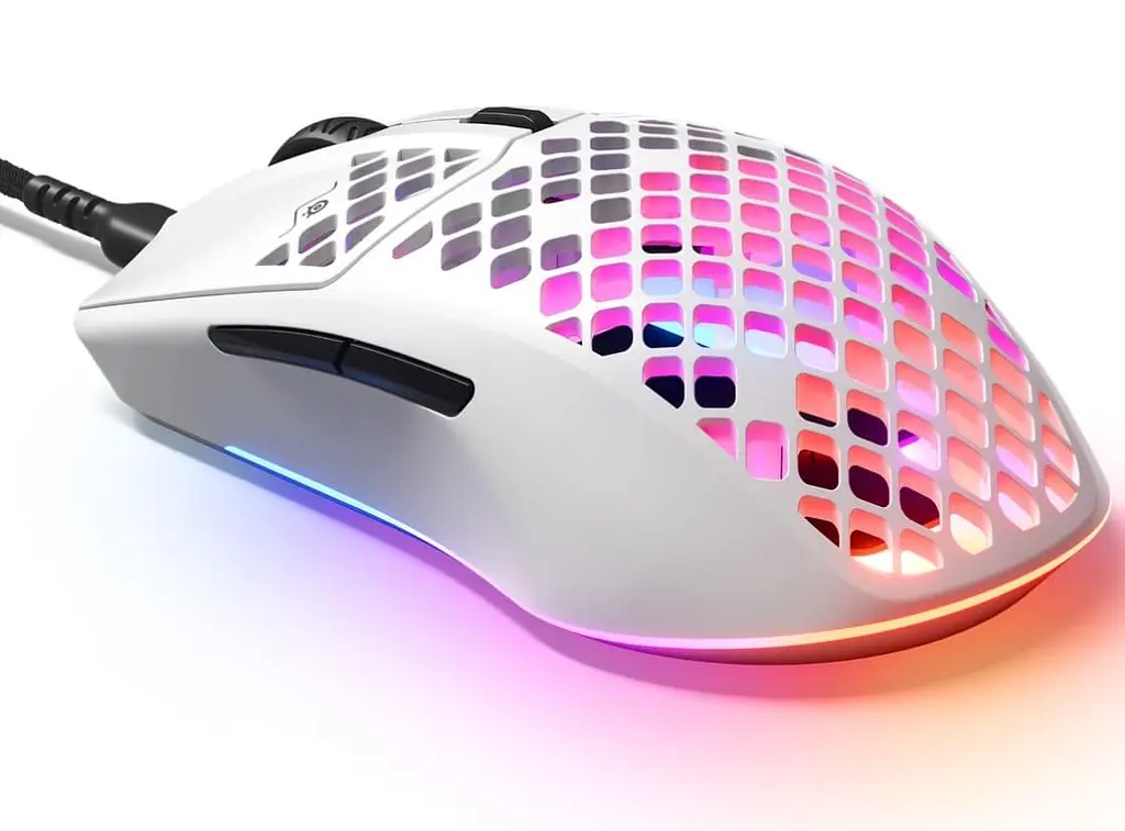 Миша SteelSeries Aerox 3 USB Snow (62603) - фото 2