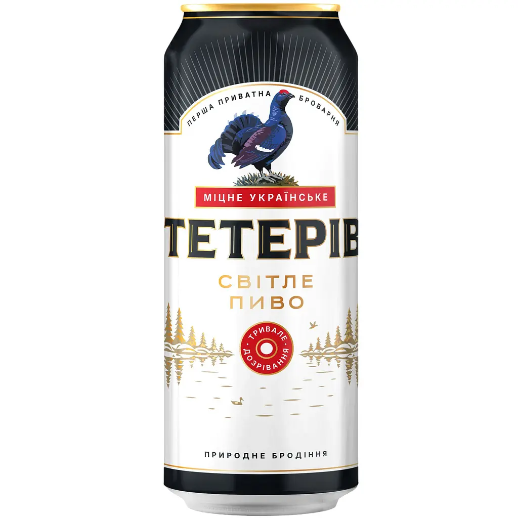 Пиво Тетерів 7% 0.5 л ж/б