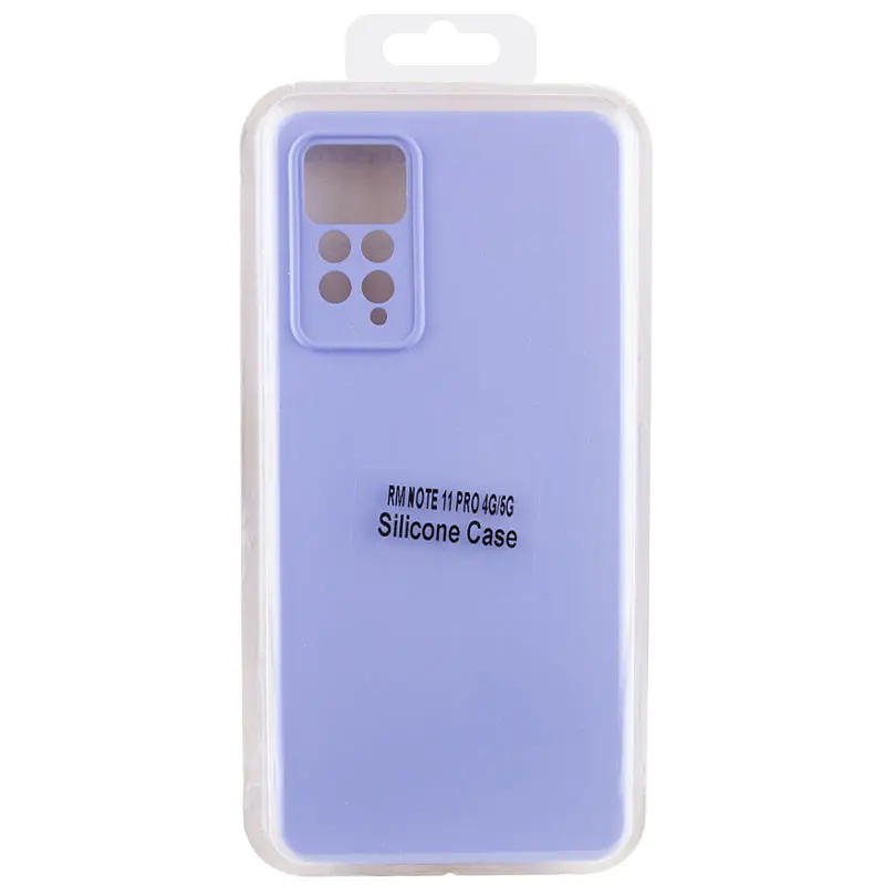 Чохол Silicone Cover Lakshmi Full Camera A для Xiaomi Redmi Note 11 Pro Global / Note 11 Pro 5G Бузковий / Dasheen, Full camera - фото 5
