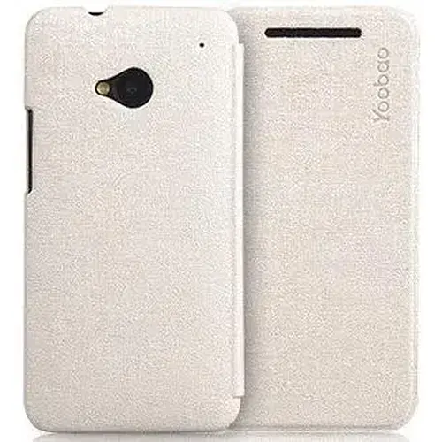 Чохол Yoobao for Htc One M7 Slim Leather case black - фото 2