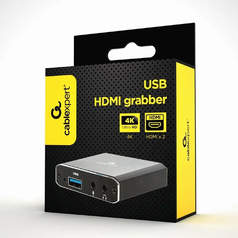 Адаптер Cablexpert HDMI - HDMI+USB+3.5 мм (F/F), Чорний (UHG-4K2-01) - фото 4