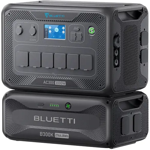 Зарядна станція Bluetti AC300 3000W + Bluetti B300K 2764.8Wh - фото 3