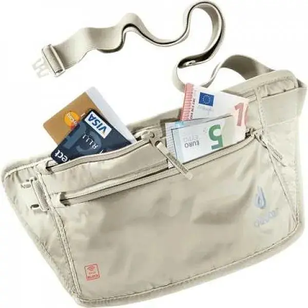 Cумка на пояс Deuter Security Money Belt II RFID Sand (1052-3942820 6010) - фото 2
