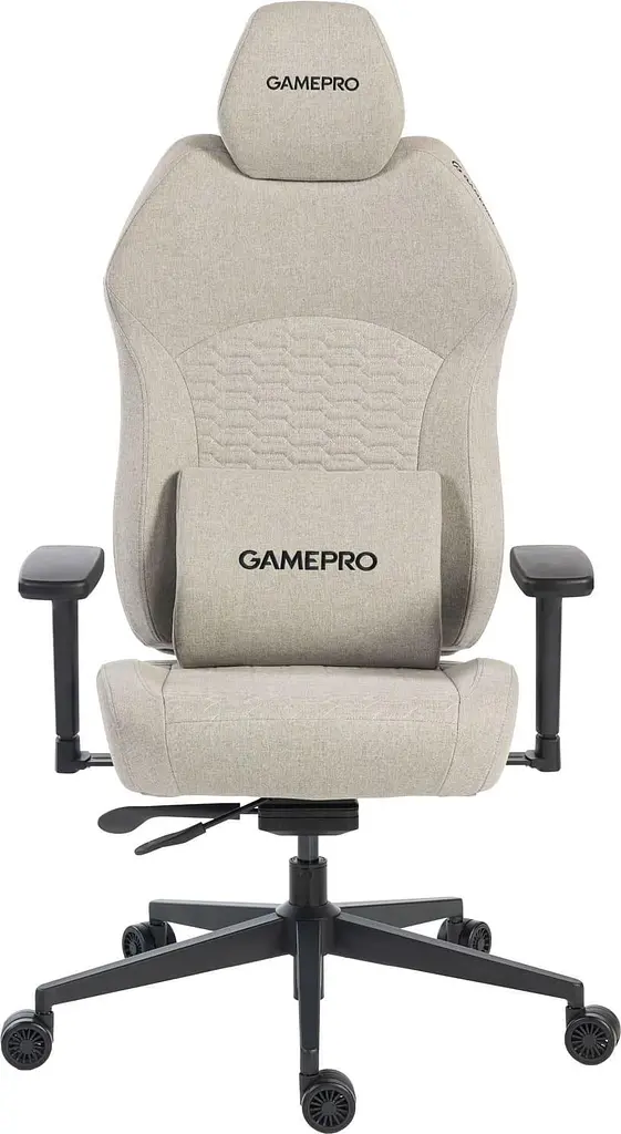 Ігрове крісло GamePro GC760LG Fabric Light Gray (GC760LG) - фото 2