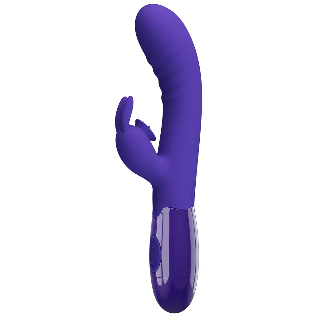 Вібратор Pretty Love Cerberus Licking Vibrator Blue - фото 3