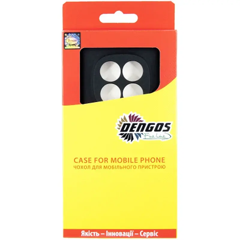 Чохол до мобільного телефона Dengos Carbon + glass Xiaomi Redmi Note 15 Black (DG-KM-185) - фото 3