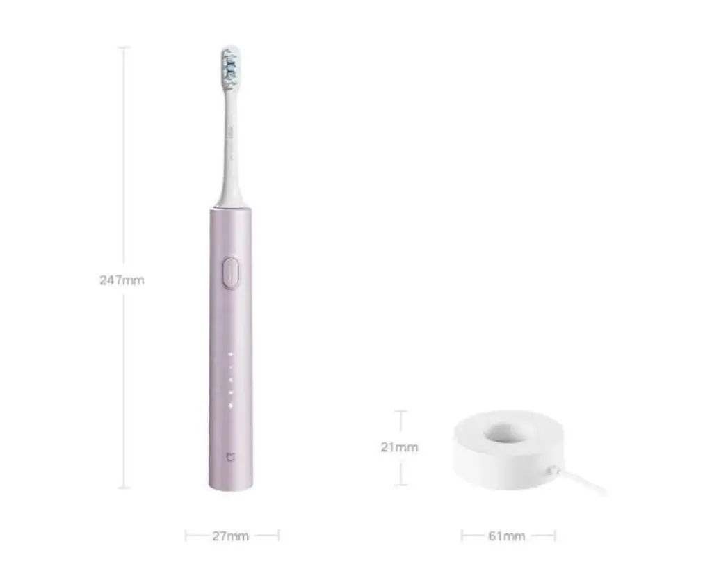 Електрична зубна щітка MiJia Sonic Electric Toothbrush T302 MES608 Purple - фото 2