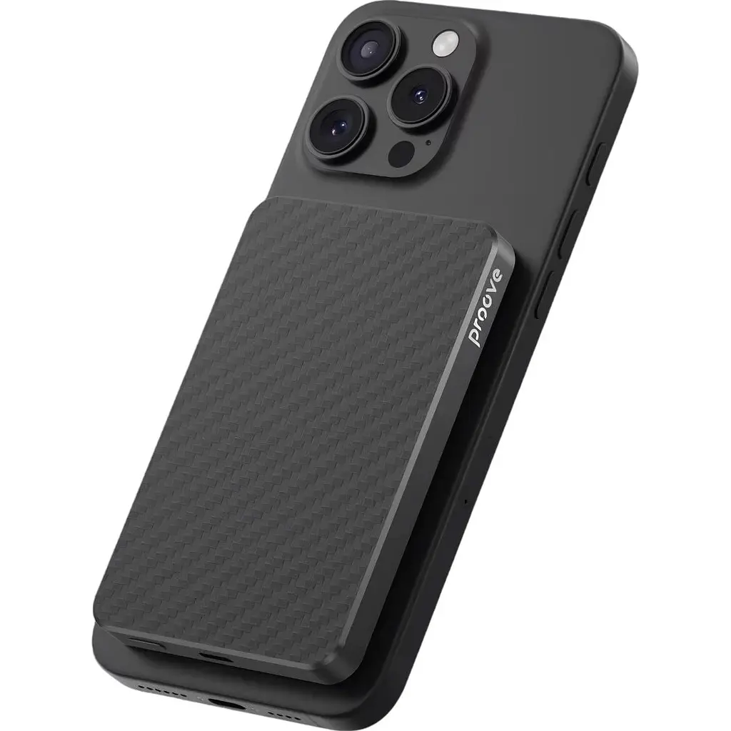 Зовнішній акумулятор Proove Carbon Slim 5000mAh 20W Black (PBCS20010001) [158555] - фото 4