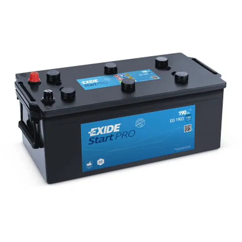Акумулятор автомобільний EXIDE Start PRO 190A (EG1903)