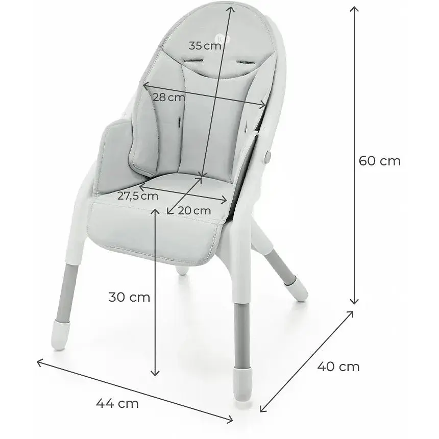 Стільчик для годування Kinderkraft Dinnly Grey (KHDINN00LGR0000) - фото 8