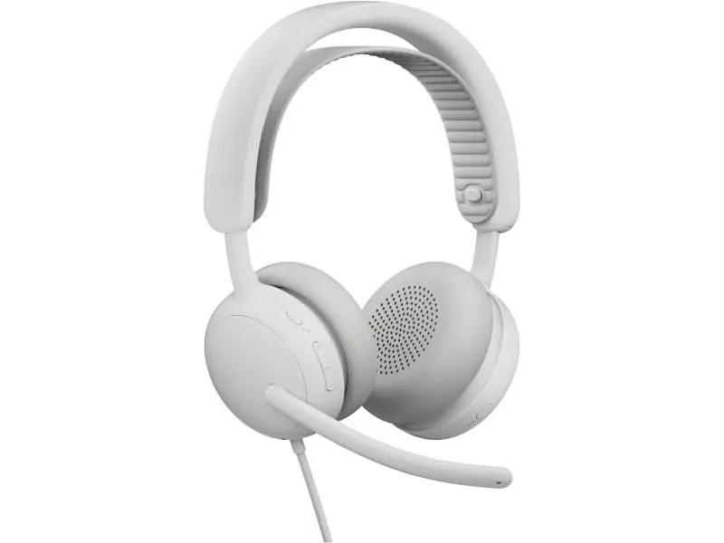 Наушники с микрофоном Logitech Zone Wired 2 USB White (981-001621) - фото 3