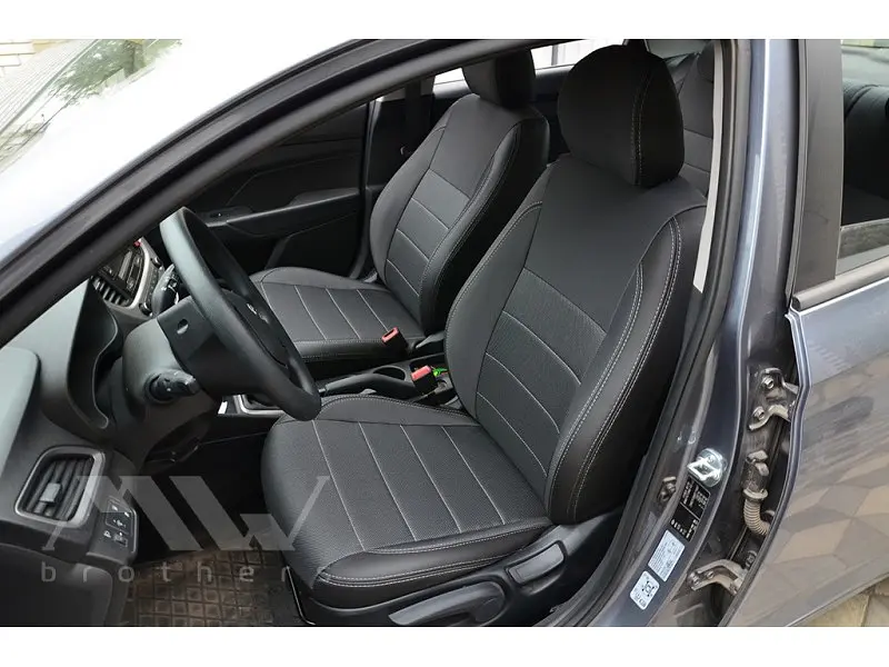Авточохли модельні MW Brothers для Hyundai Accent c 2017 - фото 8