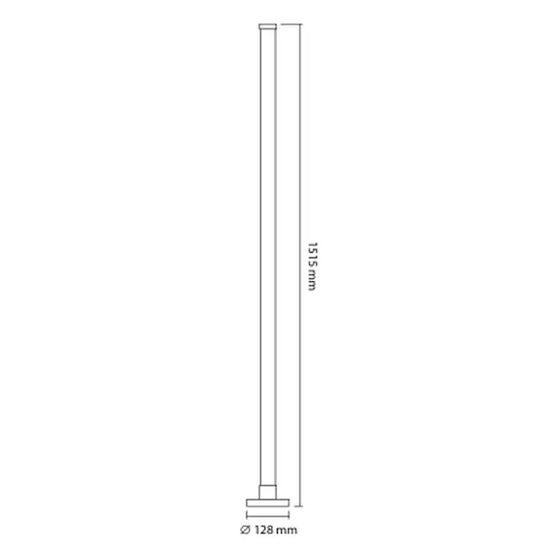 Торшер Videx LED підлогова TF20 RGB 10W Black (VL-TF20B-RGB) - фото 9