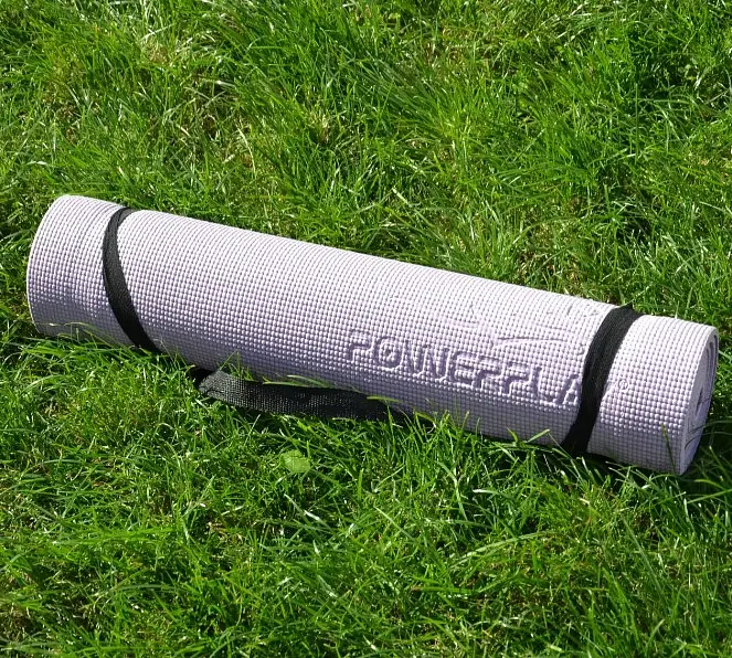 Килимок для йоги та фітнесу PowerPlay 4010 PVC Yoga Mat Лавандовий (173x61x0.6) (PP_4010_Lavender_(173*0,6) - фото 6