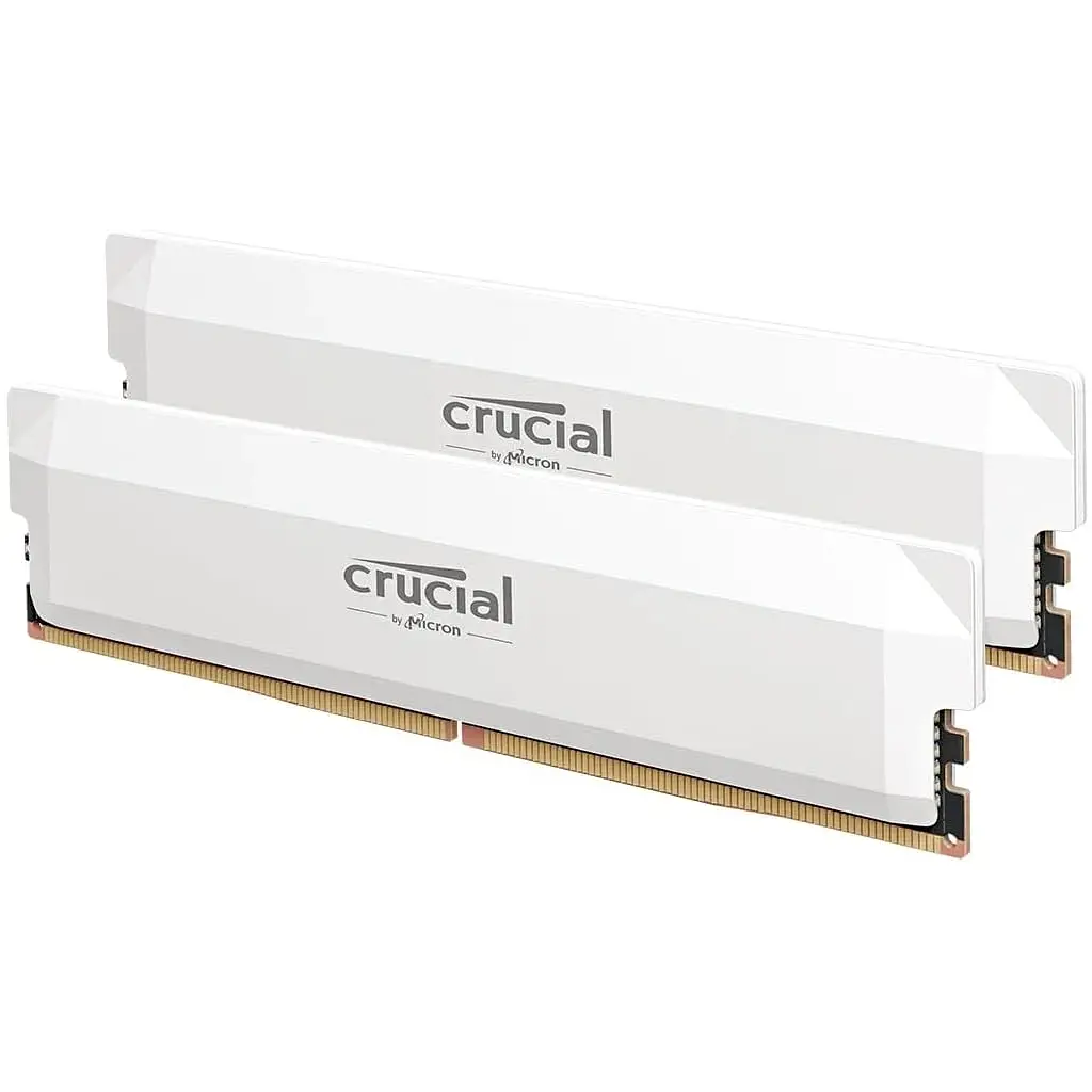 Модуль пам'яті для комп'ютера DDR5 64GB (2x32GB) 6400 MHz Pro Overclocking White Micron (CP2K32G64C40U5W) - фото 2