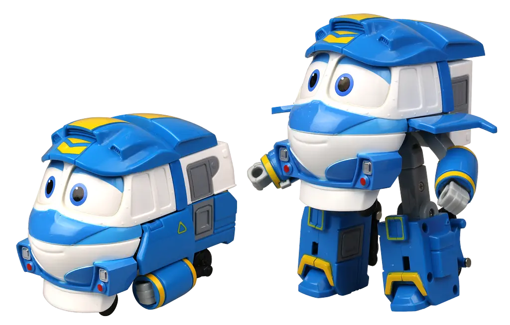 Трансформер паровозик Silverlit Robot Trains Кей, 11,8 см (80164) - фото 4