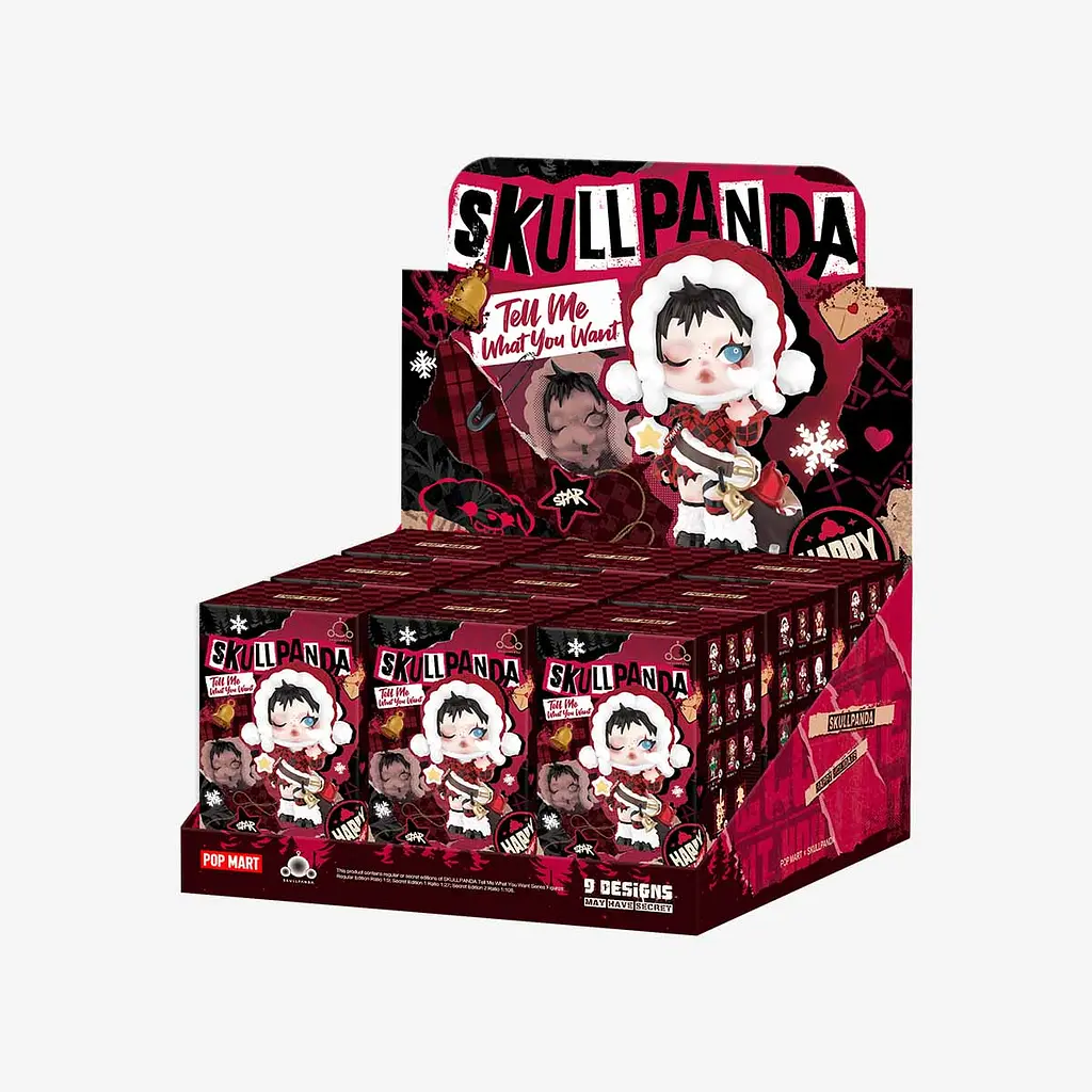 Игрушка-сюрприз Pop Mart Skullpanda Серия Tell Me What You Want с коллекционной фигуркой (SPTW-01) - фото 2