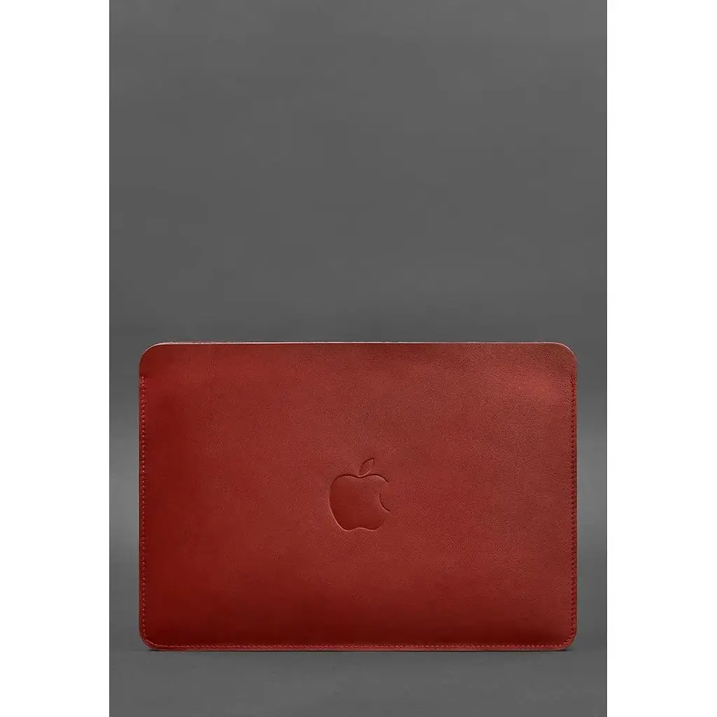 Чохол BlankNote із натуральної шкіри для MacBook 13 дюймів Червоний - фото 4