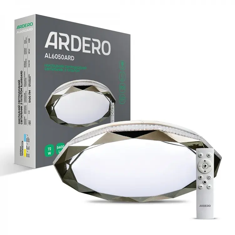 Светильник светодиодный Ardero AL6050ARD 72W 2700K-6500K (80053) - фото 2