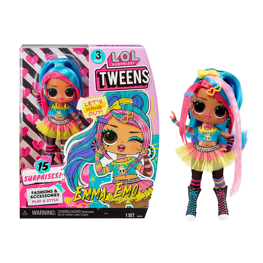 Игровой набор с куклой L.O.L. Surprise Tweens S3 Emma Emo (584070) - фото 3