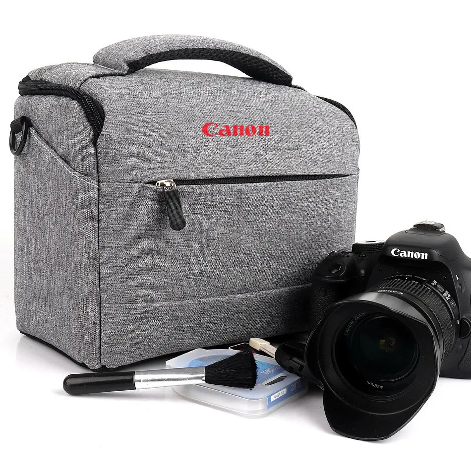 Сумка для фотоапарата Canon EOS протиударний чохол Сірий (IBF062SB1) - фото 2