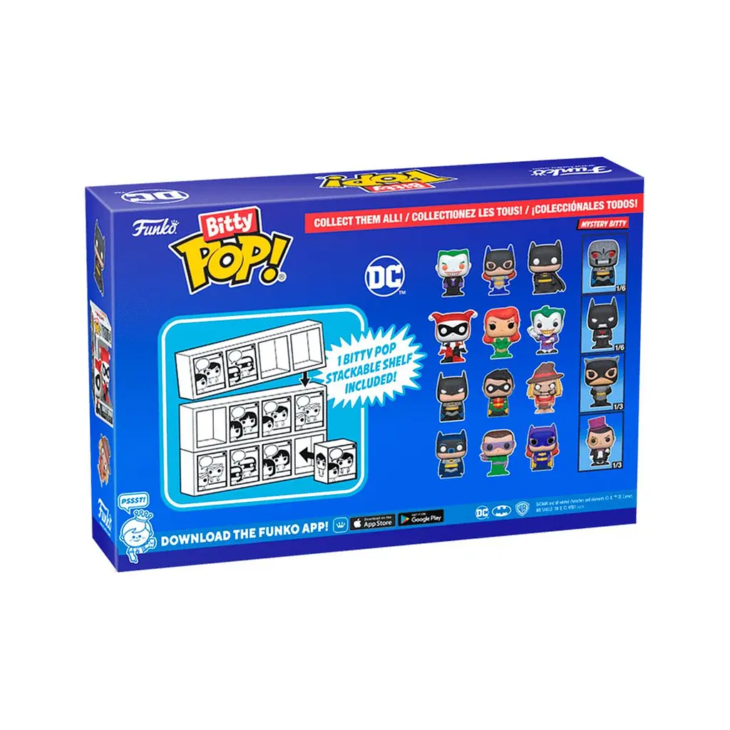 Набір ігрових фігурок BITTY POP! серії "DC" (4 фігурки в асорт.) Funko 76339 - фото 2