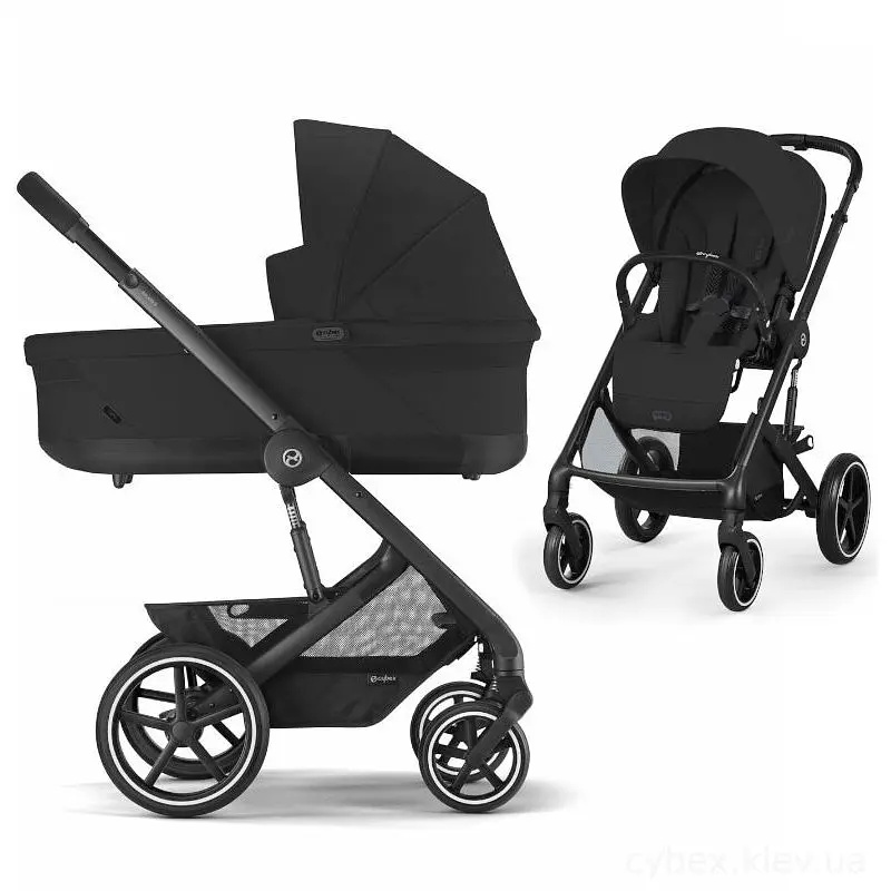 Коляска Cybex Balios S Lux 2 в 1 Moon Black 2025 р.