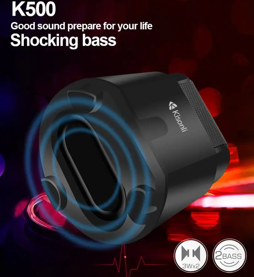 Компьютерная колонка Kisonli K500, 6W, для ПК и ноутбука - фото 5