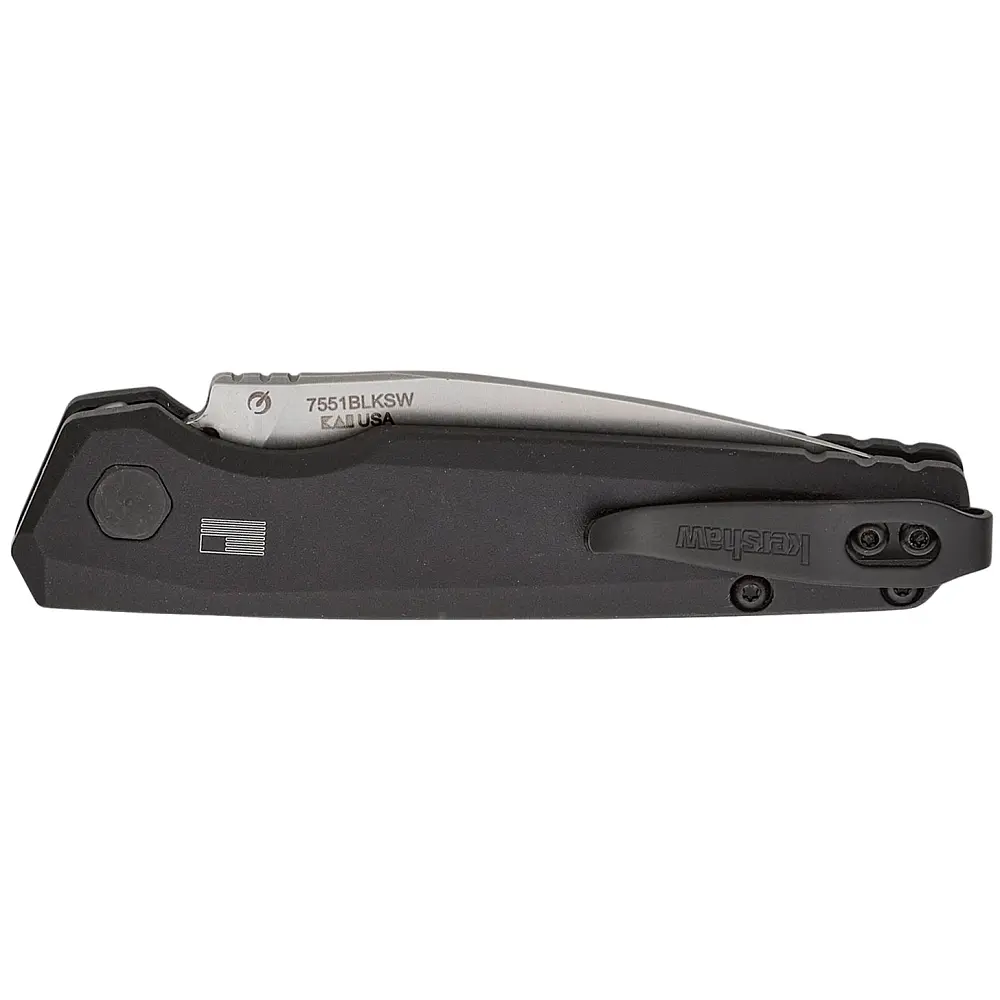 Ніж Kershaw Auto Launch 18 Aluminium Black - фото 4