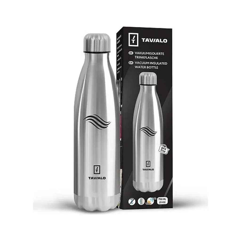 Термокружка Tavialo 750 мл металевий сріблястий колір (191750109) - фото 3