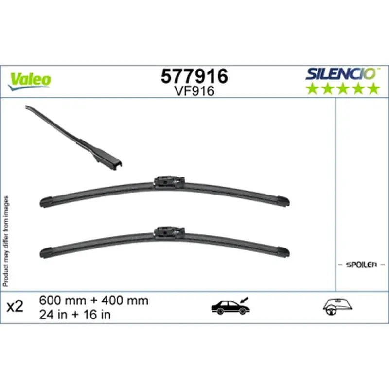 Щітка склоочисника Valeo 577916 - фото 2