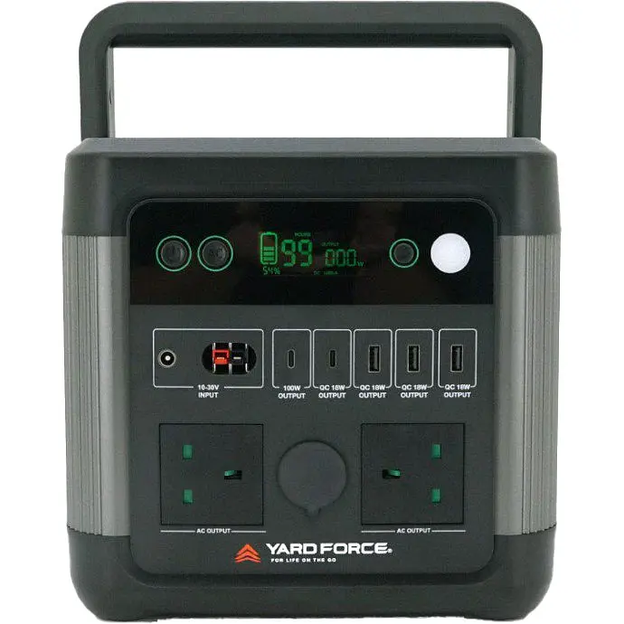 Портативная зарядная станция Yard Force LXPS1200, 974Wh - фото 2