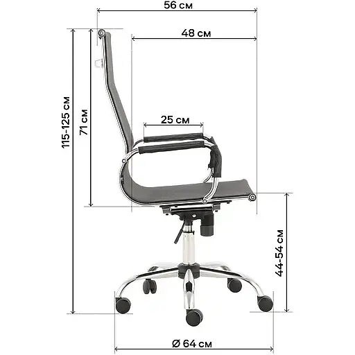 Офісне крісло GT Racer X-2816B Mesh, сіре (X-2816B Mesh Gray) - фото 8