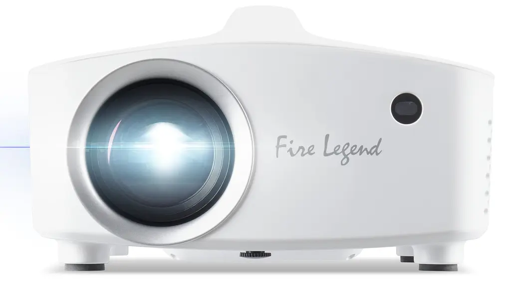 Проектор Acer AOpen QF13s FHD 350 lm LED 1.37 Wi-Fi серый Whale TV - фото 4