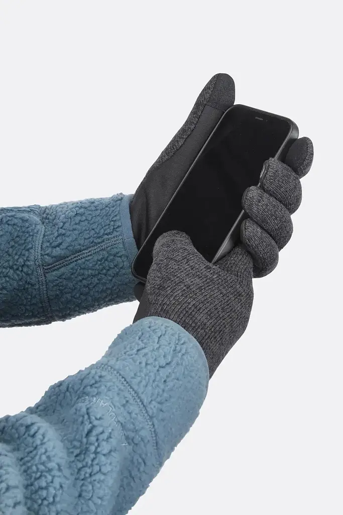 Рукавички жіночі Rab QuestWindstopper Gloves Womens L Темно-сірий - фото 3