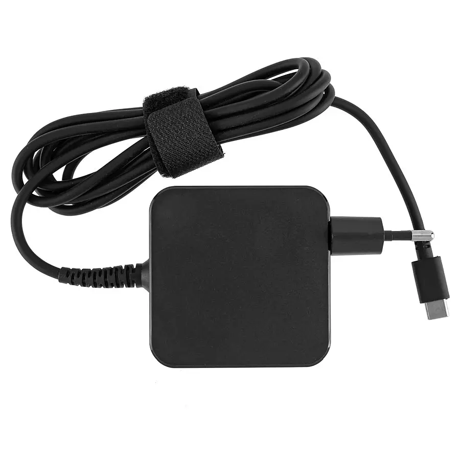 Блок живлення для ноутбука Lenovo USB-C 45W (20V/2.25A, 15V/3A, 12V/3A, 9V/3A, 5V2A), USB3.1/Type-C/USB-C, квадратний, Black - фото 3